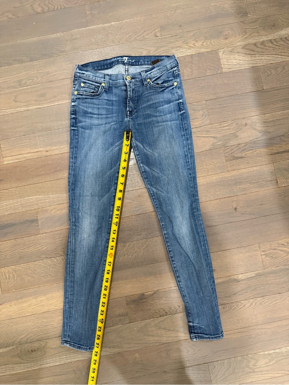 The Skinny Classic Women's Blue Skinny Jeans - Mid Wash